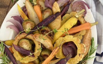 Maple Butter Vegetables with Pears for Thanksgiving!